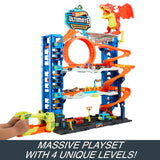 Hot Wheels City Ultimate Garage Playset with 2 Die-Cast Cars, Storage for 50 Cars Child Age 4-8
