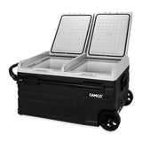 Camco CAM-750 75-Liter Portable Compact Fridge/Freezer | Features Bluetooth Capable Remote Access 2 Compartments w/Dual Zone Cooling | Adjusts...