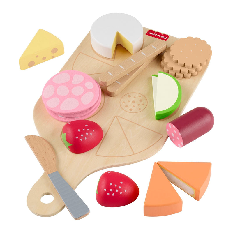 Fisher-Price Wooden Charcuterie Board Set L8