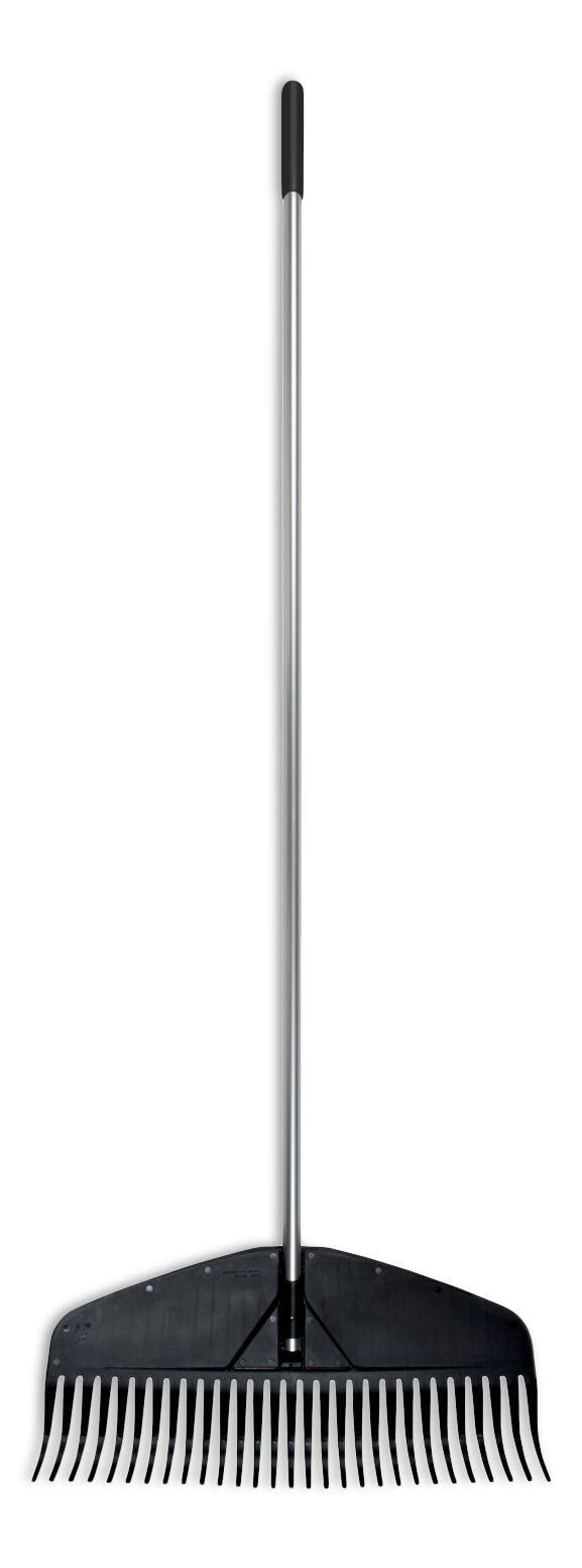 Fiskars Heavy-Duty Resin Tines Aluminum Leaf Rake, 24-in G6