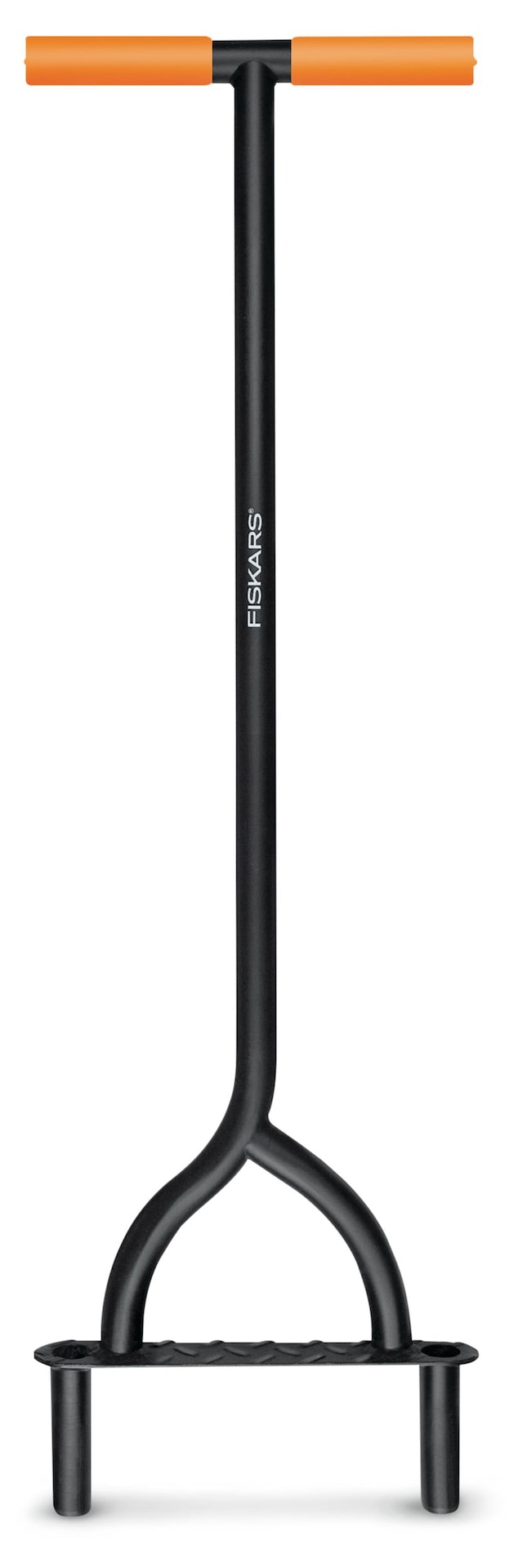 Fiskars Heavy-Duty Two-Prong Extended Reach Steel Coring Aerator with T-Handle, 38-in A2