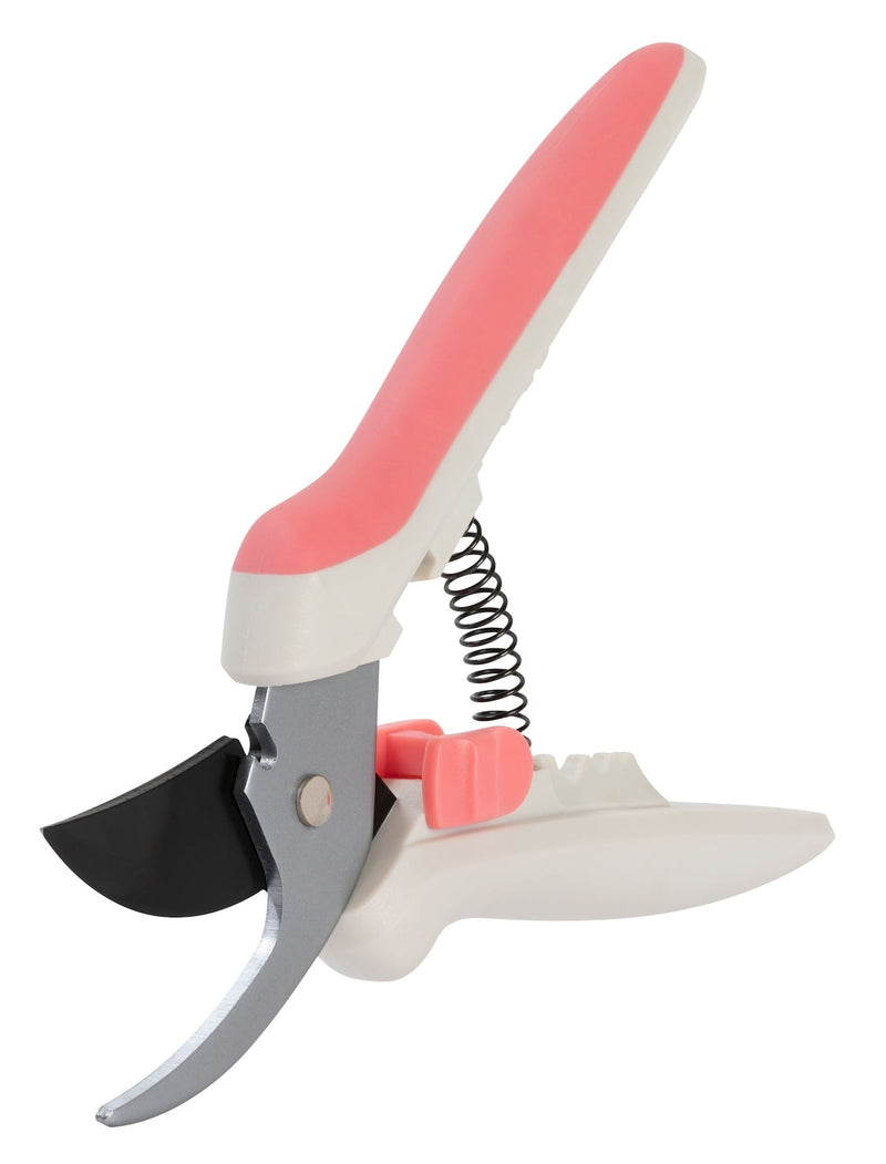Fiskars Soft Grip Bypass Floral Pruning Shears with Stem Stripper and Wire Cutter K7
