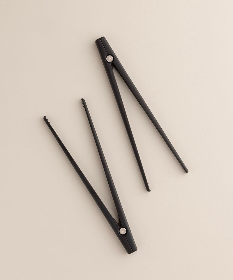 Fondussimo Fondue Tongs, 12 Piece, Black C8