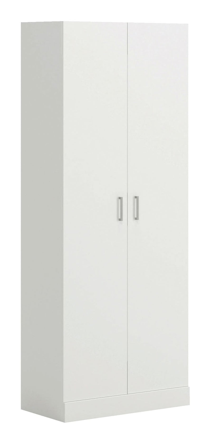 For Living 2-Door Storage/Pantry Cabinet With Adjustable Shelves, White V3