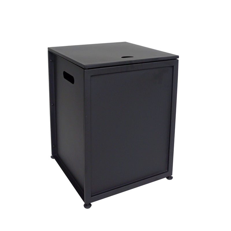 For Living 20lb Propane Tank Hideaway/Holder For Fire Pit X7
