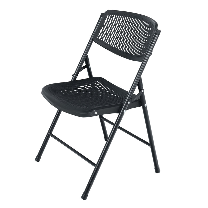 For Living Fabric Flex Chair, Compact & Portable, Black B3