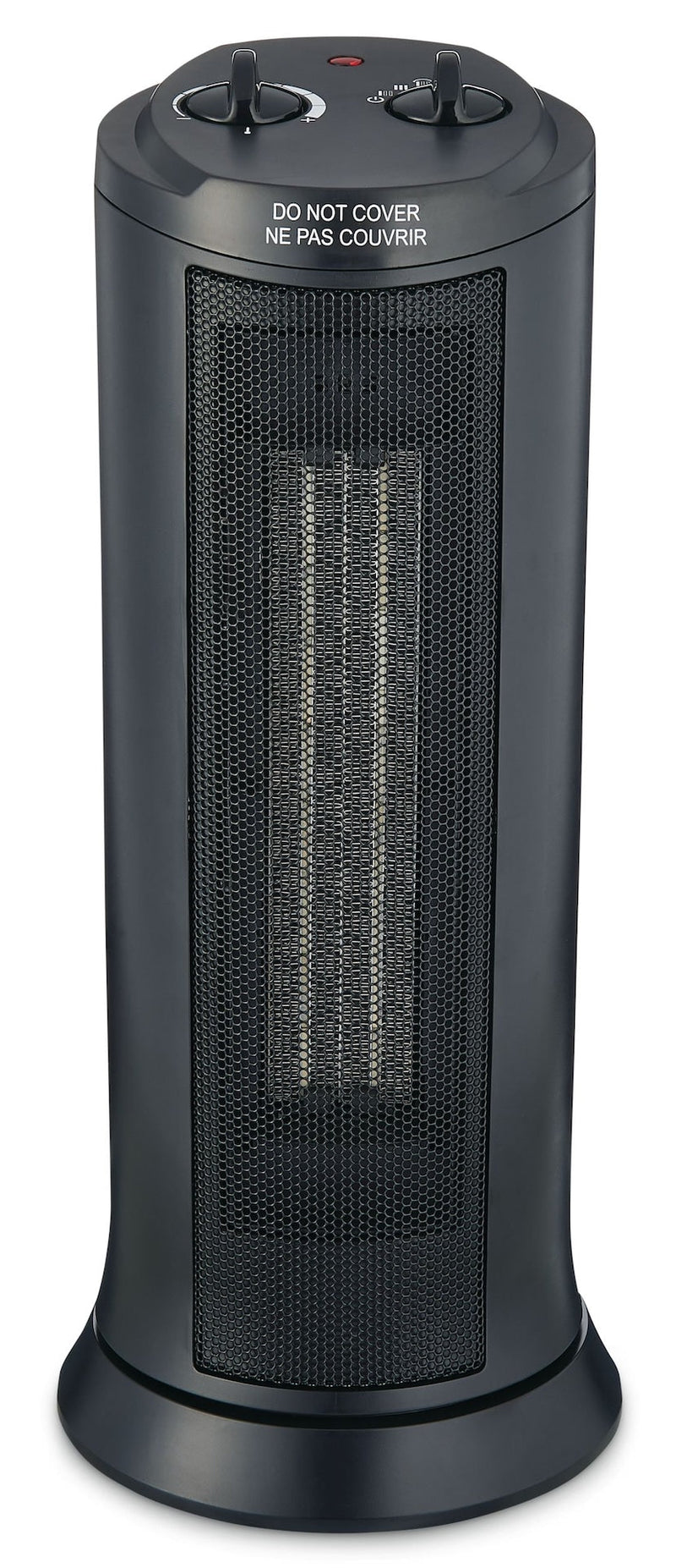 For Living Oscillating Tower Ceramic Space Heater withThermostat, 1500W, Black X5