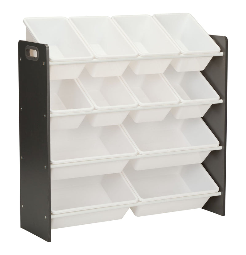 For Living Stain & Rust Resistant Sturdy 12-Bin Organizer, Grey R7