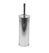 For Living Stainless Steel Compact Long Reach Toilet Brush, Hammered Finish