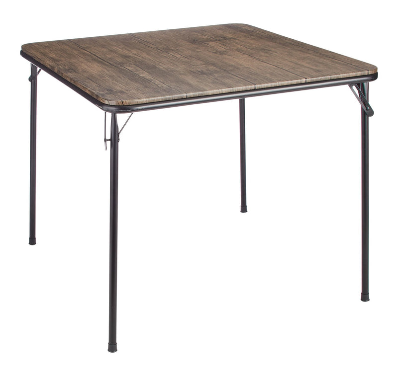 For Living Wood Top Folding Card Table, Compact Design X0