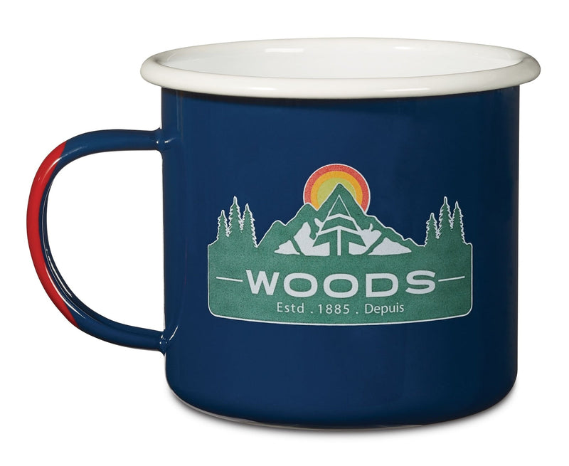 Forest Enamel Camping Mugs, Assorted Designs A8