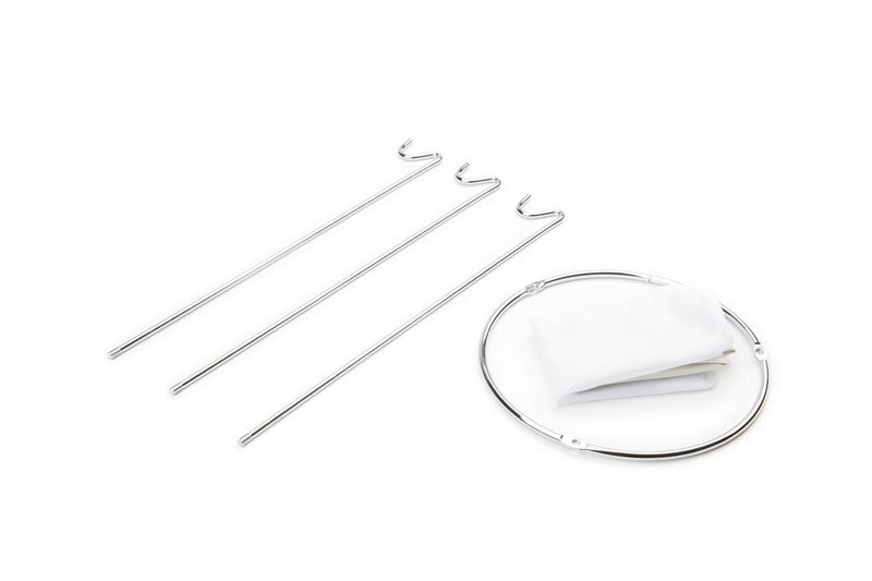 Fox Run Jelly Strainer Set with Metal Stand & Reusable Bag B4