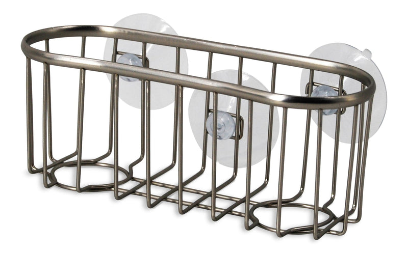 Frank Chrome Sponge & Dishwand Holder / Caddy I1