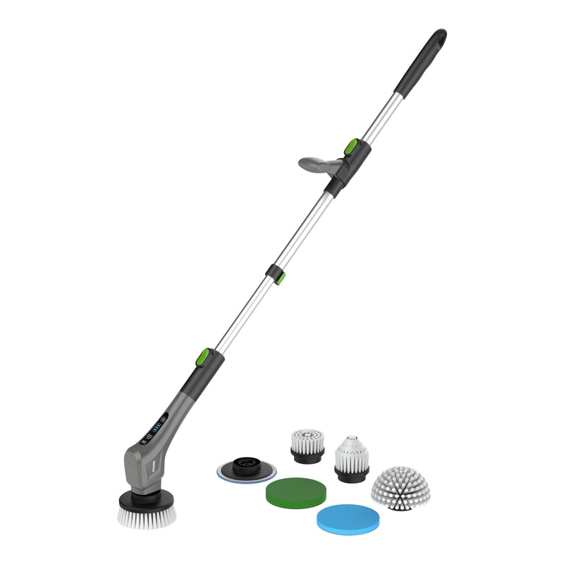 FRANK Cordless Electric Spin Scrubber, Includes 7 Accessories W4