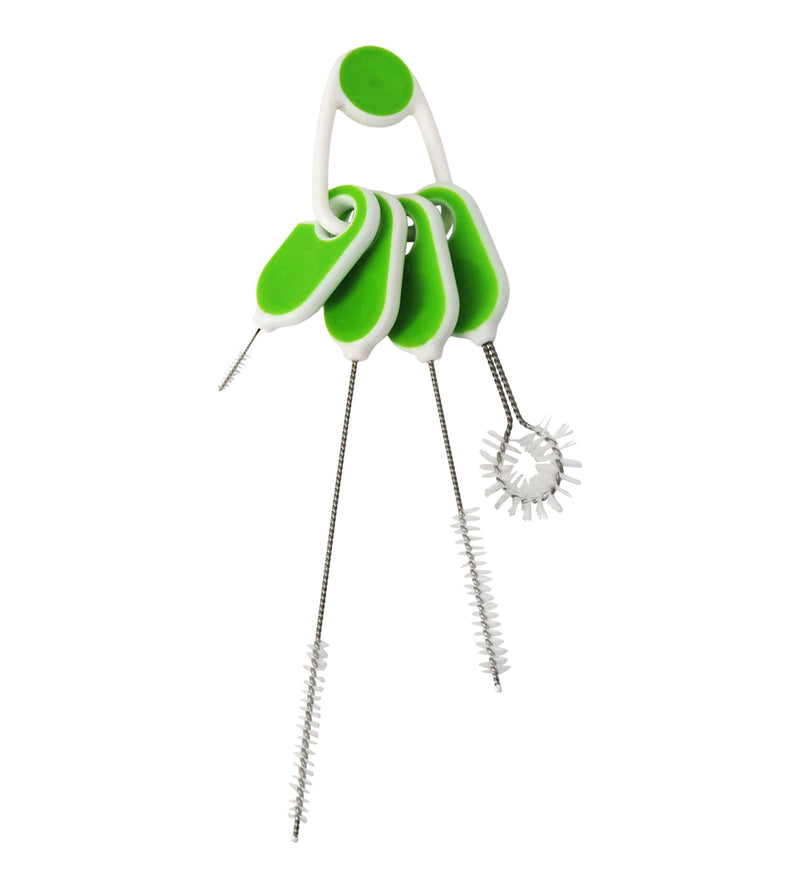 FRANK Straw & Bottle Brush Set with Comfortable Grip, 4-pk M3