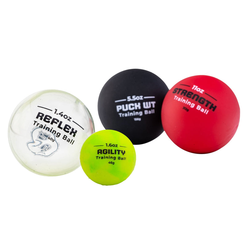 Franklin NHL Deke/Dangle Hockey Training Balls Kit, 4-pk J3