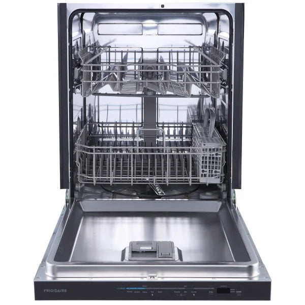 Frigidaire 24 in. Top Control 49 dBA Dishwasher with Hybrid Tub in Stainless Steel