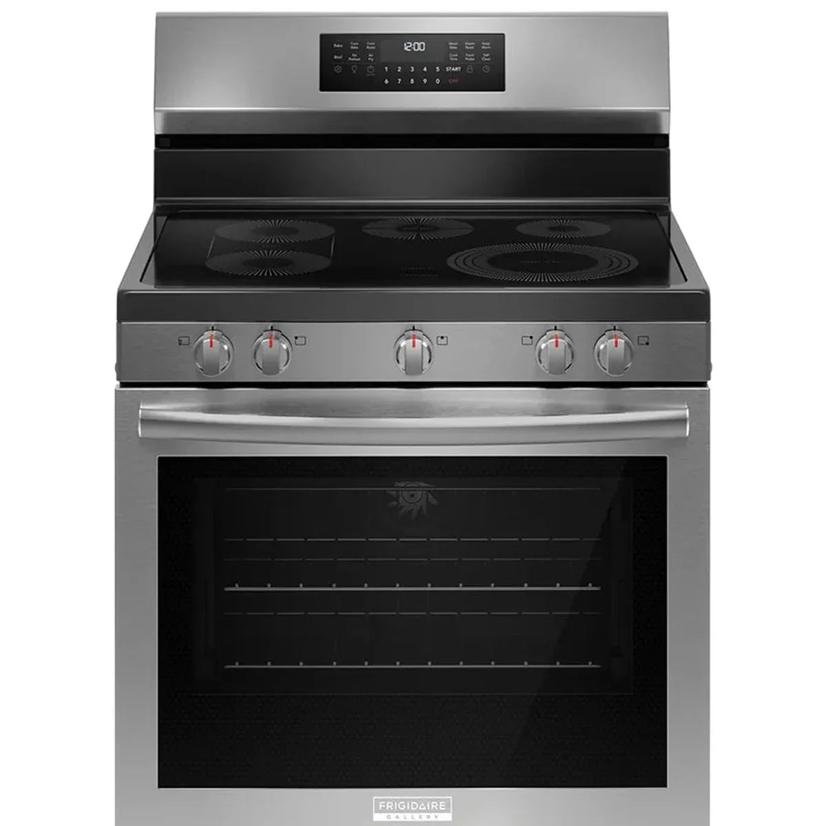 Frigidaire Gallery 30 in 5.3 cu ft. Stainless Steel Electric 5-Burner Range with Total Convection