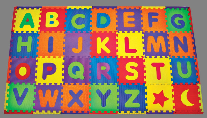 Funplay Pop-Out Alphabet Play Floor Mat, 78-pc, 7 x 4-ft, Ages 2+ S0