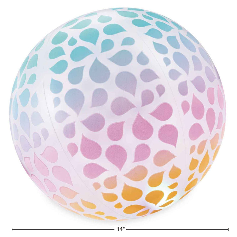 Funsicle Fun Glow Beach Ball, LED Lights, Ages 9+ M9