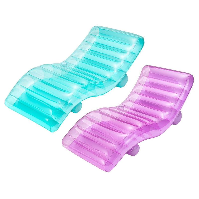 Funsicle FunChaiser Pool Lounger, 2-in-1 Valve, Ages 14+ S3