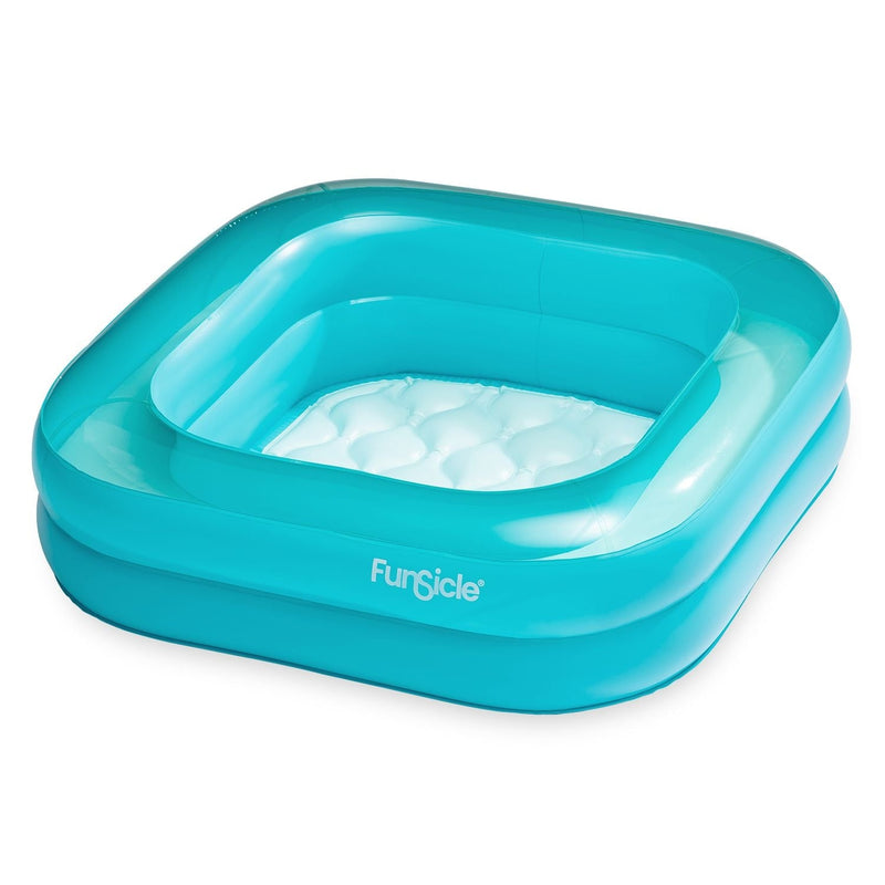 Funsicle Play Square Wading Inflatable Pool, Ages 2+ W3