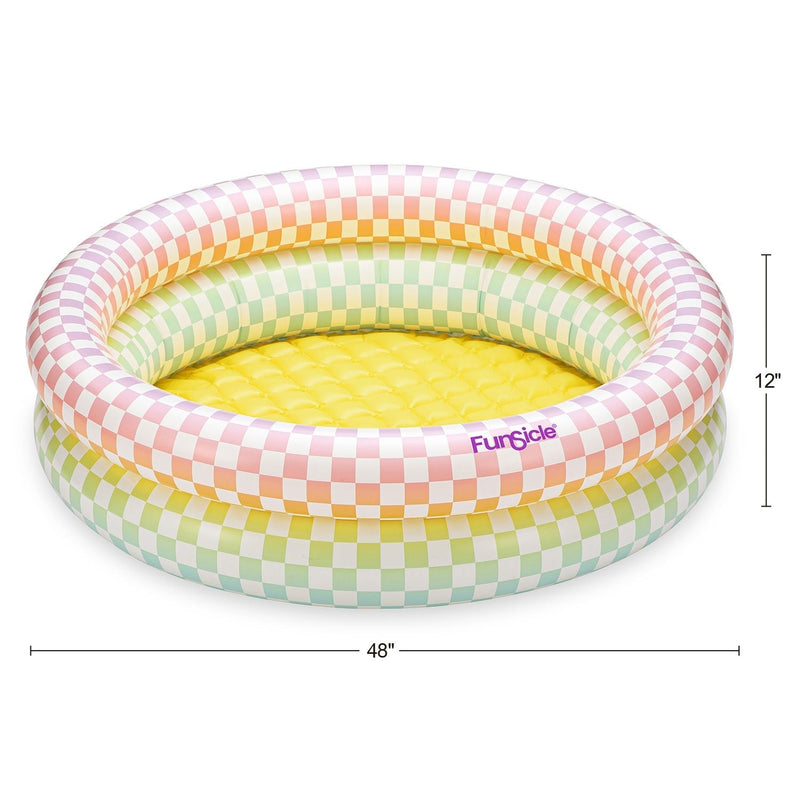 Funsicle Rainbow Checkered Pool Q8