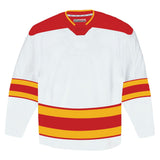 Gamewear 8500 Pro Team Hockey Jersey, Junior, Calgary Flames Away Colours, Various Sizes
