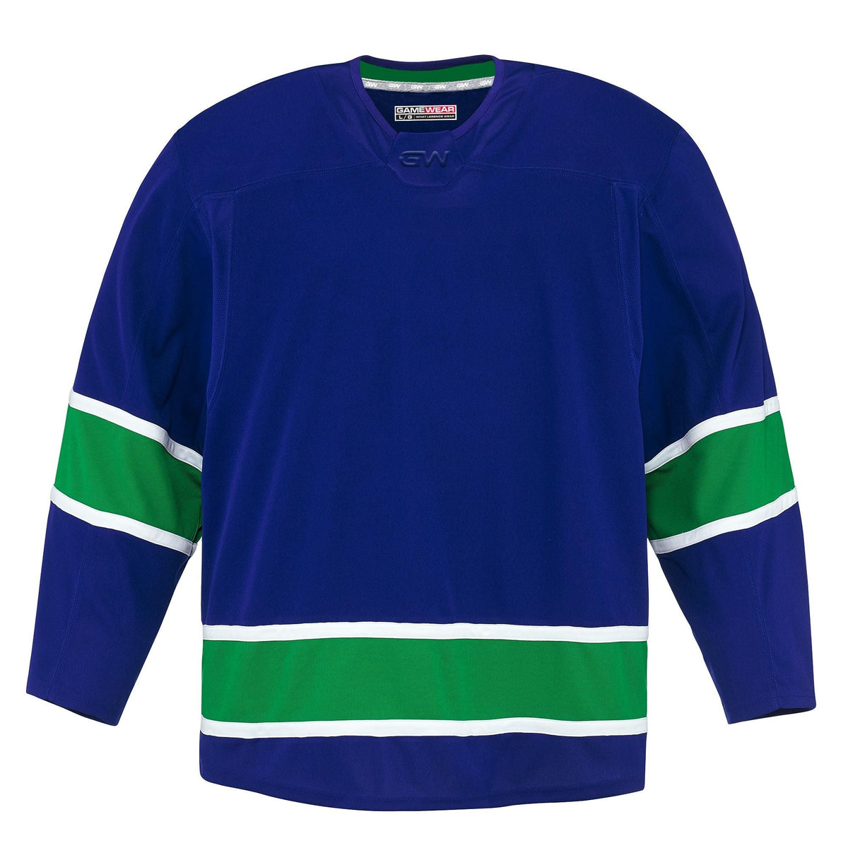 Gamewear 8500 Pro Team Hockey Jersey, Junior, Vancouver Canucks Home Colours, Various Sizes