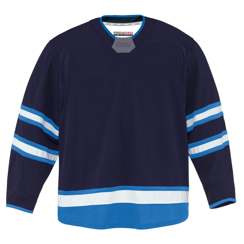 Gamewear 8500 Pro Team Hockey Jersey, Junior, Winnipeg Jets Home Colours, Various Sizes K5