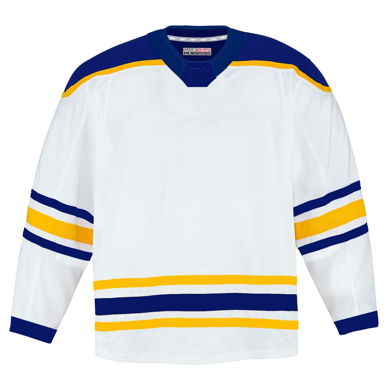 Gamewear 8500 Pro Team Hockey Jersey, Senior, Buffalo Sabres Away Colours, Various Sizes Z9