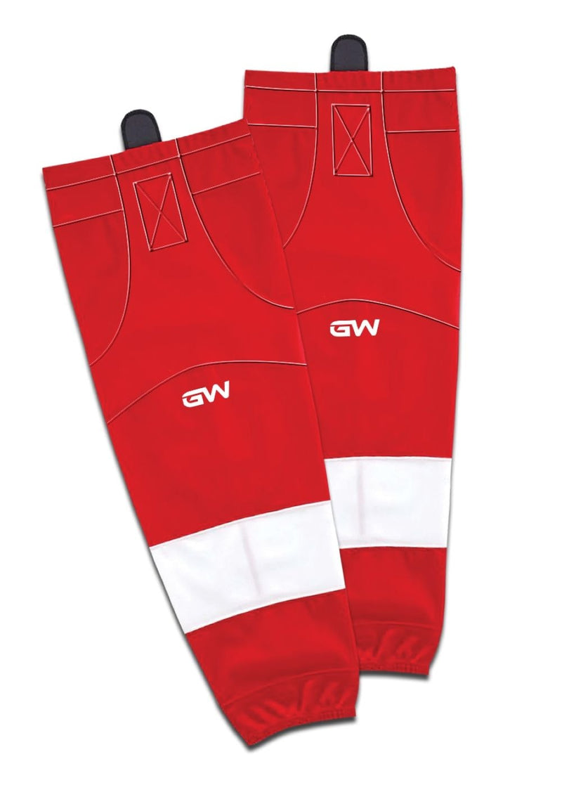 Gamewear 8500 Pro Team Performance Hockey Socks, Detroit Red Wings Home Colours, Assorted Sizes U6