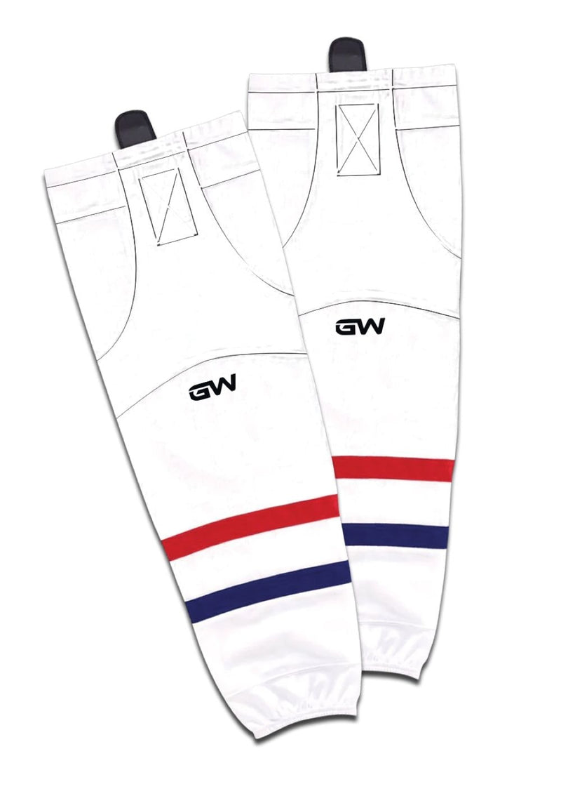 Gamewear 8500 Pro Team Performance Hockey Socks, Montreal Canadiens Away Colours, Assorted Sizes S8