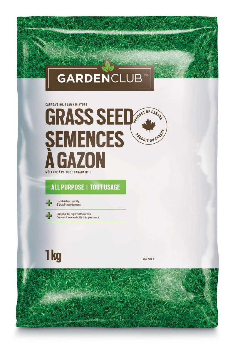 Garden Club All Purpose Grass Seed, 1-kg Z4