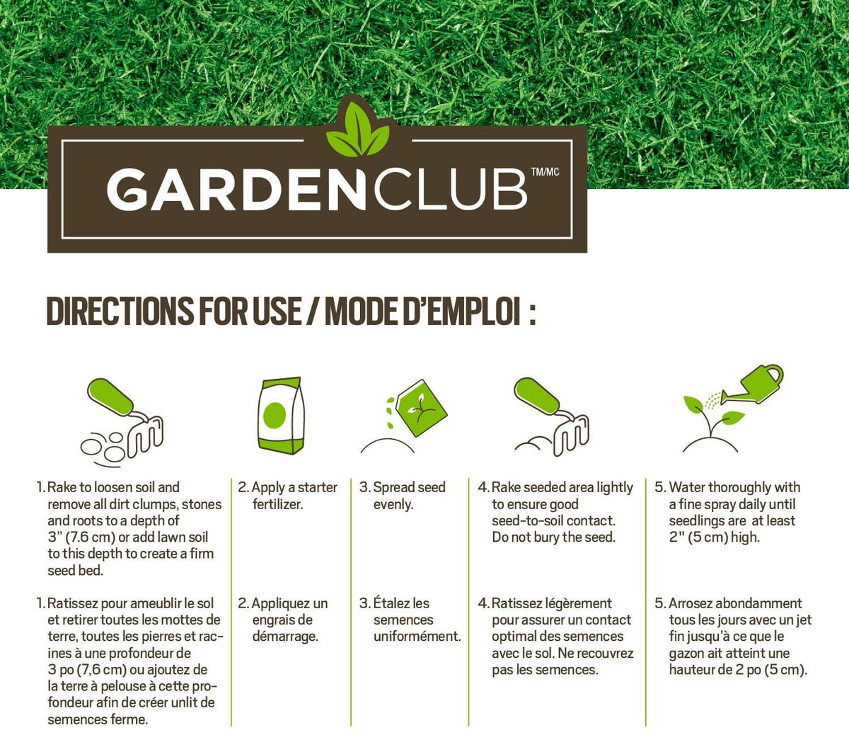 Garden Club All Purpose Grass Seed, 1-kg
