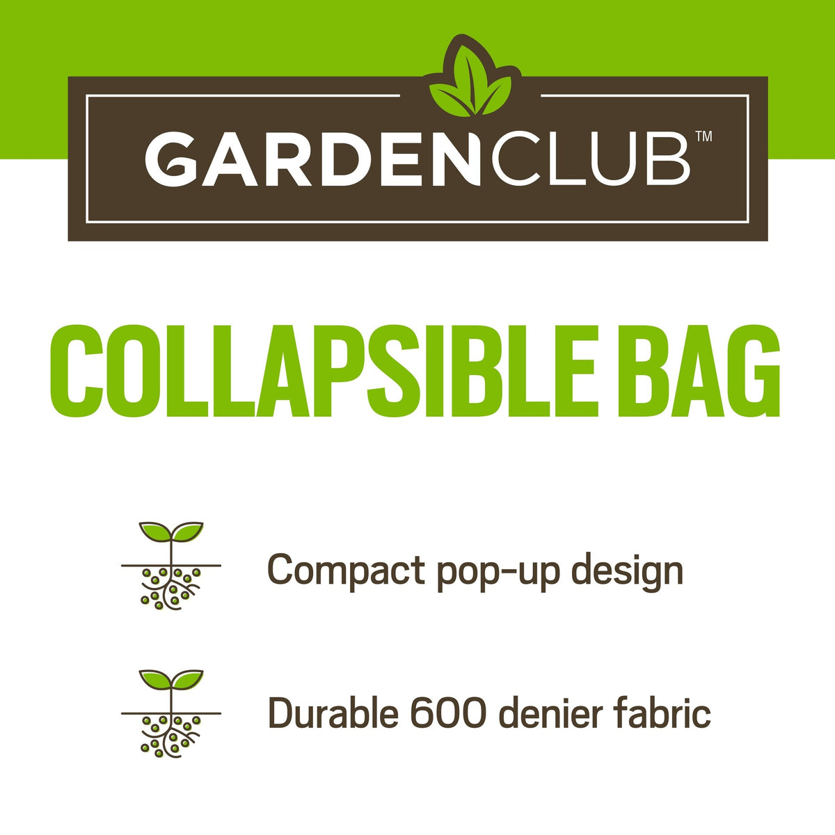 Garden Club Collapsible Garden Bag