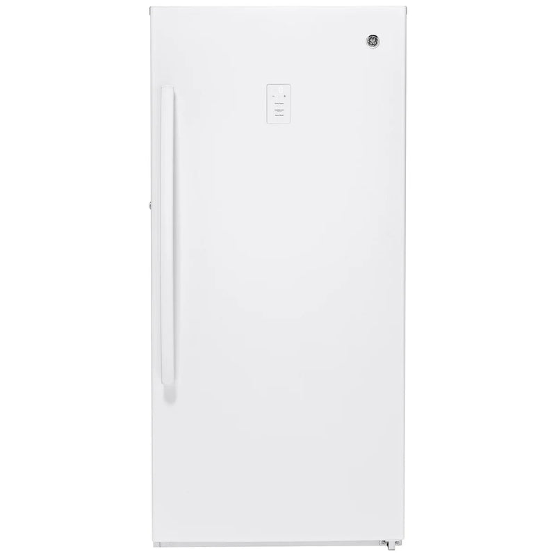 GE White 29 in 14.1 cu. ft. Frost-free Upright Freezer K9