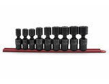 GearWrench 6 Point Standard Drive X-Core Pinless Universal Impact Socket Set, SAE, 1/2-in, 9-pc
