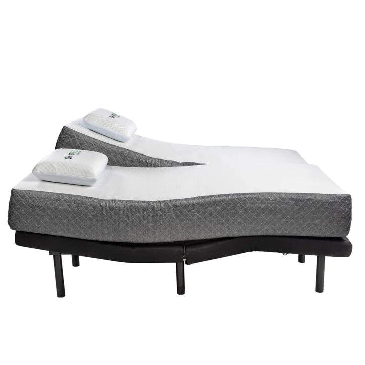 Ghostbed by Nature's Sleep 28 cm (11 in.) Gel Memory Foam Mattress with Adjustable Base F5