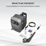 Giraffe Tools Grandfalls G20 Wall Mounted 1900 PSI 2.2 GPM Brushless Electric Pressure Washer with 65-ft Retractable Hard Hose