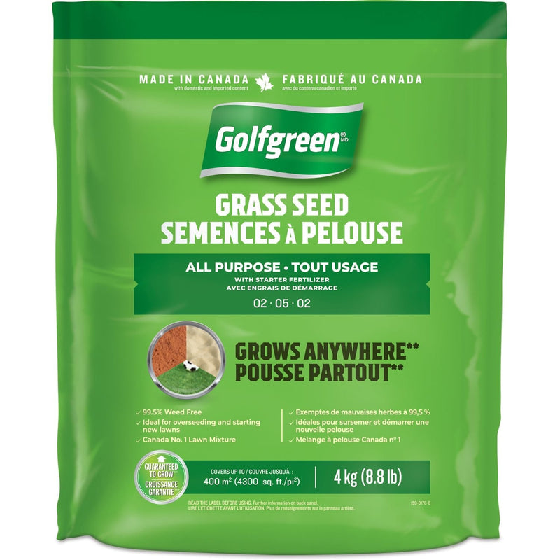 Golfgreen All Purpose Grass Seed, 4-kg M3