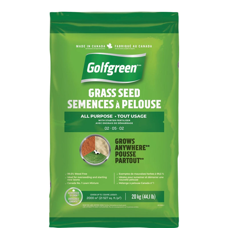 Golfgreen All Purpose Grass Seed with Starter Fertilizer, 20kg A0
