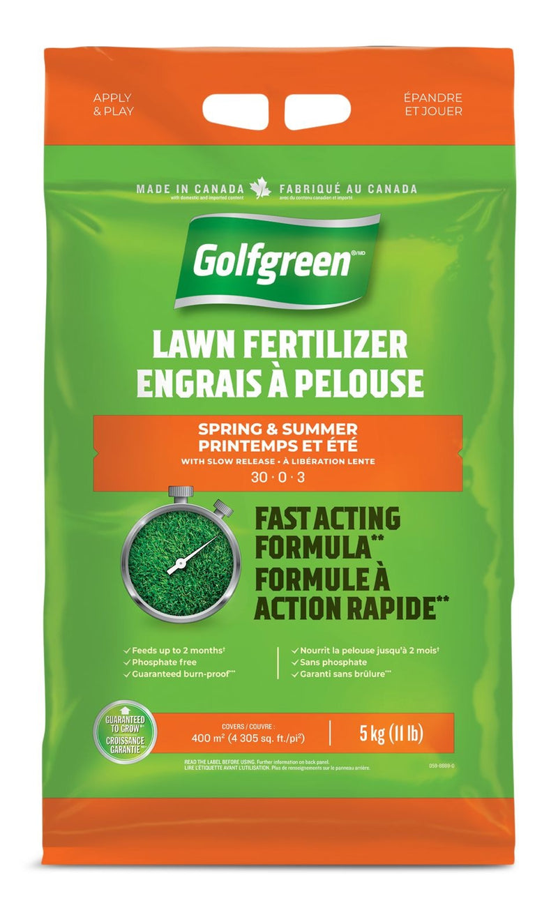 Golfgreen Lawn Fertilizer, 30-0-3, 5-kg X1
