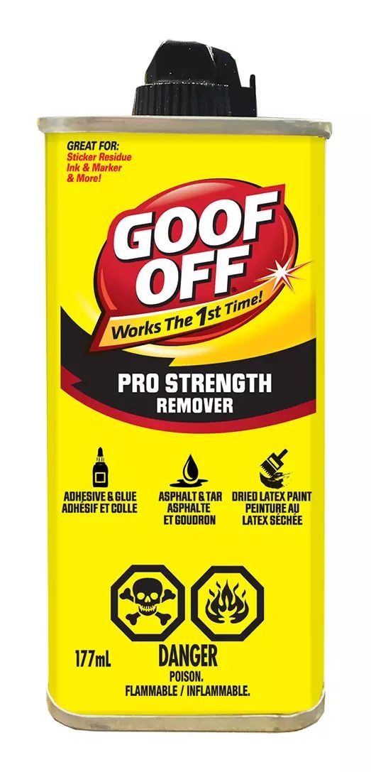 Goof Off Pro Strength Remover Multi-Purpose Household Spot & Stain Cleaner, 177-mL J3
