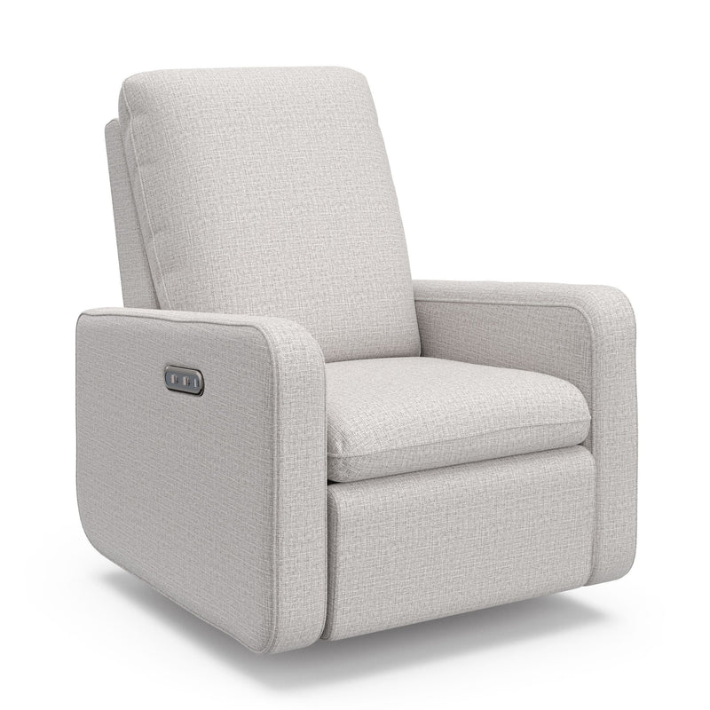 Graco Teddi 1-USB-A/1-USB-C Steel Basketweave Power Recliner & Swivel Glider C5