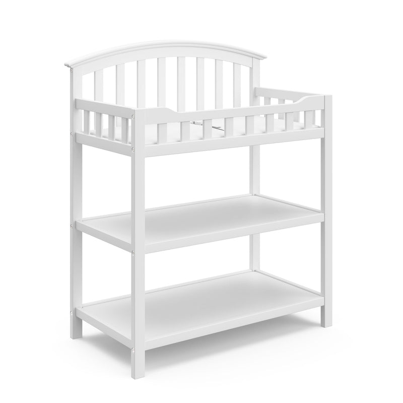 Graco White Changing Table with Water-Resistant Pad N1