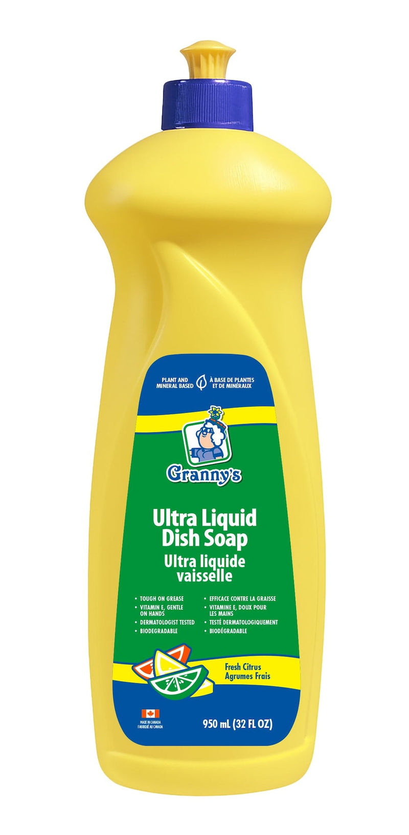 Granny's Ultra Liquid Dish Soap, Fresh Citrus, 950-mL Z5