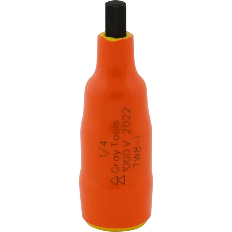 Gray Tools 3/8-in Drive Standard Length Hex Head, Assorted Sizes, SAE, 1000V Insulated M4