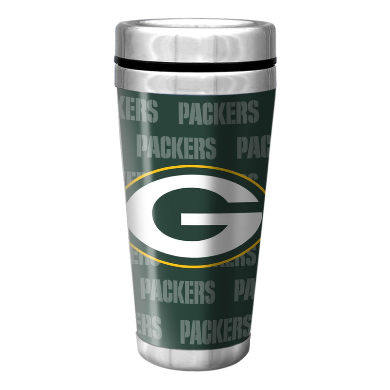 Green Bay Packers Stainless Steel Travel Mug For NFL Football Fans/Collectors, 16-oz M3