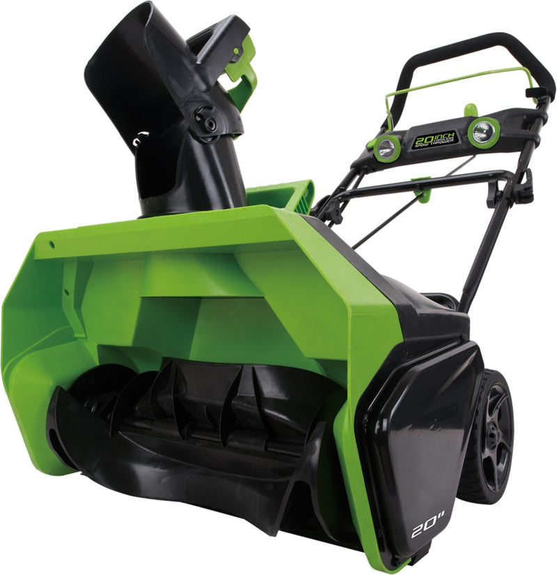 Greenworks 40V Electric Snow Thrower, 20-in, Tool Only O2